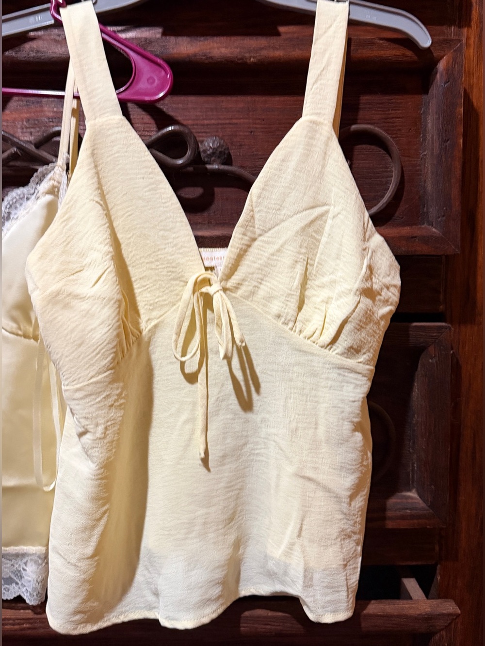 BUTTER YELLOW TANK MEDIUM